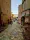 Cannes old town by a sunny winter morning