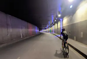 Cycling only tunnel