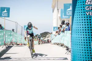 First cycling race done! on Mont Ventoux!