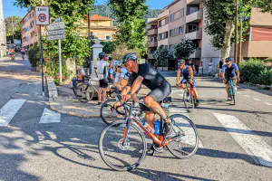 Ironman Nice 70.3 just before the Col de Vence climb