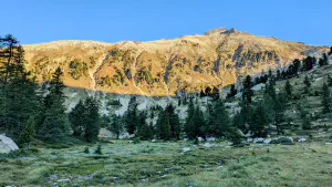 Lac de Gravereitte Mercantour sunset