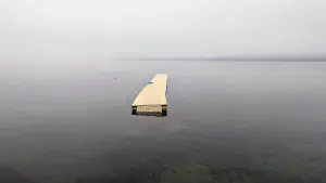 Lac du bourget overflowing