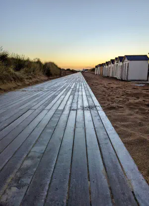 Morning run in Normandy