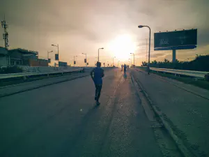 Phnom Penh half marathon heat