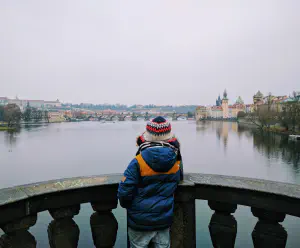 Prague bridge