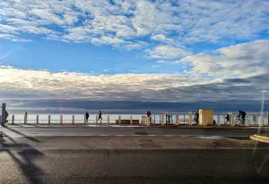 Reaching to the beach