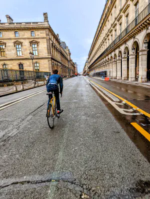 Rue de Rivoli bike path