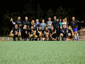 Running group photos