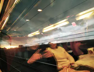 Train reflection