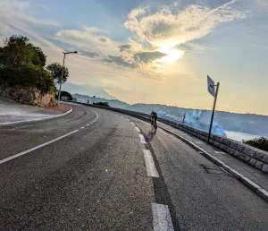 Cruise boat and cycling