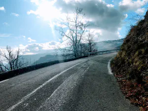 What kind of surprise the next bend is getting us